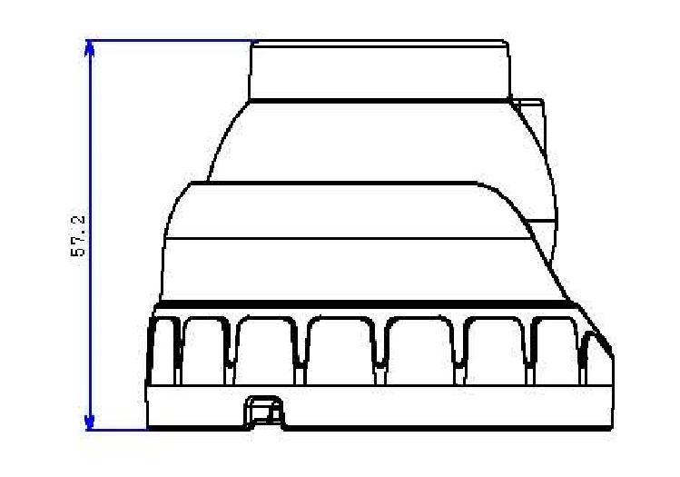 Drawing of  720P/1080P  Mini Dome In Car Camera With Audio C802MA 