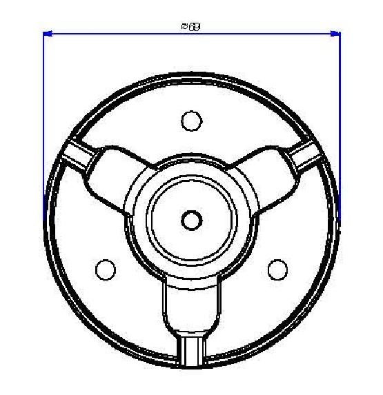 Drawing of  720P/1080P  Mini Dome In Car Camera With Audio C802MA 